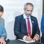 عبدالله بلحيف النعيمي يناقش التعاون المشترك بين الإمارات ونيكاراغوا في القطاعين البري والبحري