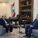 دياب يبحث مع وزني في الوضع النقدي ومشروع الموازنة