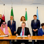 حبيب يهنئ السفير بخاري والمملكة العربية السعودية باليوم الوطني الـ95